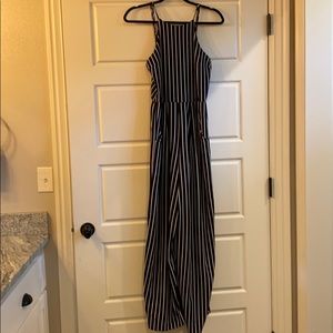 Striped jumpsuit